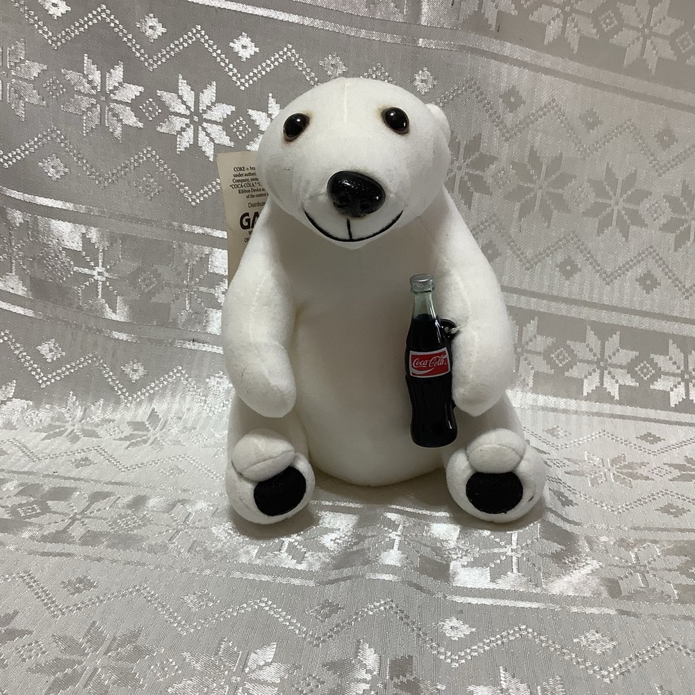 Ganz Coca Cola Polar Bear Plush Collectible Vintage 1993